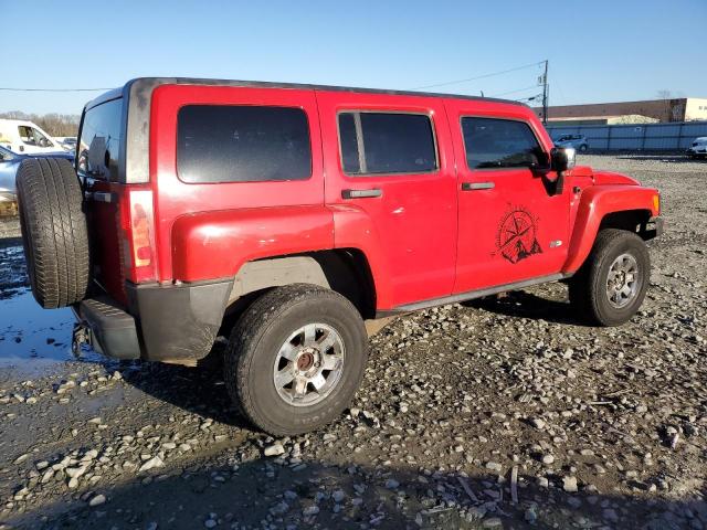 5GTDN136068274942 - 2006 HUMMER H3 RED photo 3