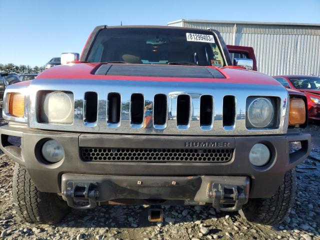 5GTDN136068274942 - 2006 HUMMER H3 RED photo 5