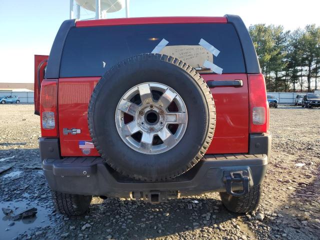 5GTDN136068274942 - 2006 HUMMER H3 RED photo 6