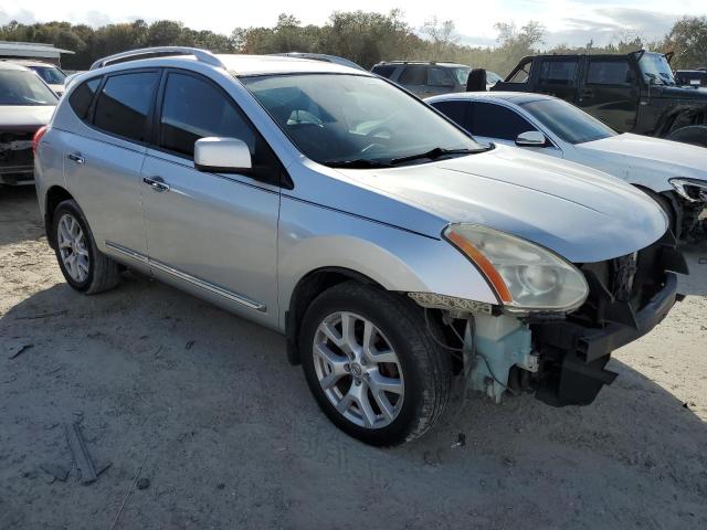 JN8AS5MV4BW685660 - 2011 NISSAN ROGUE S SILVER photo 4