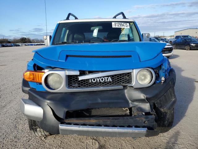 JTEBU11F270038101 - 2007 TOYOTA FJ CRUISER BLUE photo 5