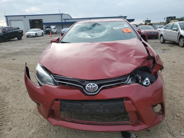 2T1BURHE3GC704999 - 2016 TOYOTA COROLLA L RED photo 5