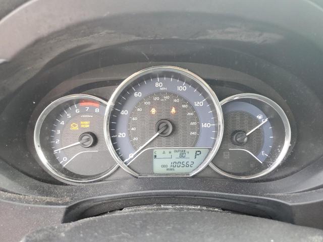 2T1BURHE3GC704999 - 2016 TOYOTA COROLLA L RED photo 9