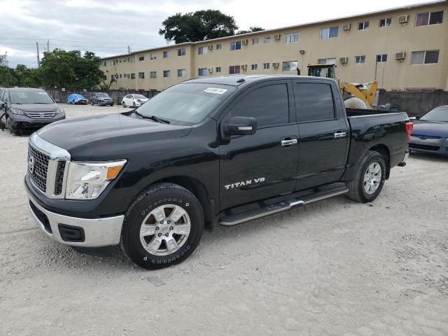 1N6AA1EK7JN542912 - 2018 NISSAN TITAN S Noir photo 1
