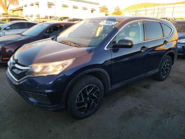 5J6RM4H46GL078294 - 2016 HONDA CR-V SE BLUE photo 1