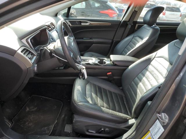 3FA6P0HD1ER240149 - 2014 FORD FUSION SE GRAY photo 7