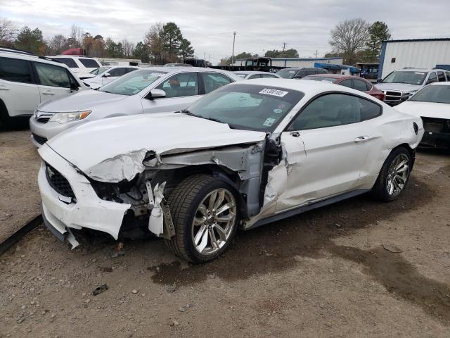 1FA6P8TH7F5407739 - 2015 FORD MUSTANG WHITE photo 1