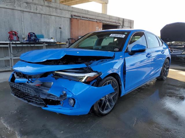 19XFL1H86NE021113 - 2022 HONDA CIVIC SPORT TOURING BLUE photo 1