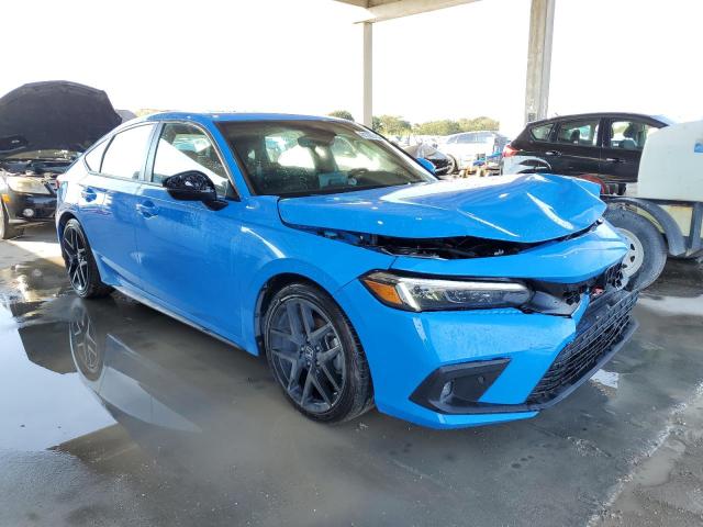 19XFL1H86NE021113 - 2022 HONDA CIVIC SPORT TOURING BLUE photo 4