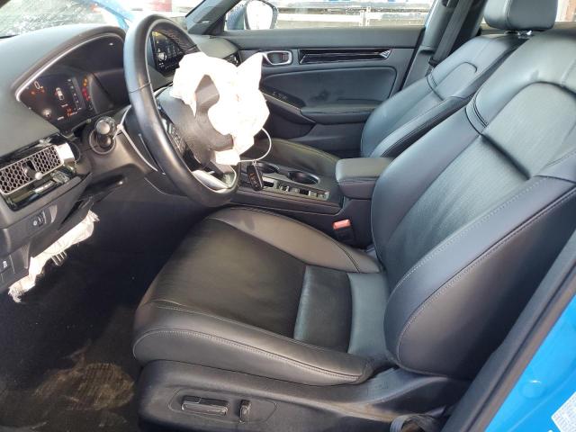 19XFL1H86NE021113 - 2022 HONDA CIVIC SPORT TOURING BLUE photo 7