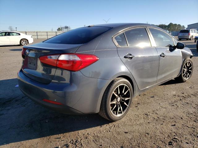 KNAFK4A64G5487535 - 2016 KIA FORTE LX CHARCOAL photo 3