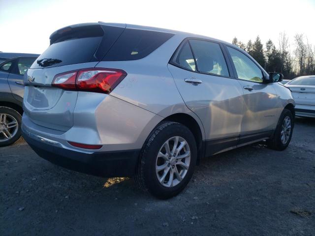 2GNAXHEV4J6145707 - 2018 CHEVROLET EQUINOX LS SILVER photo 3