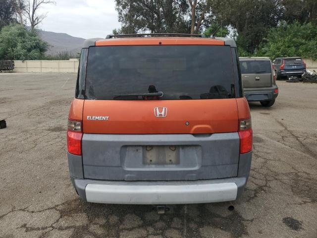 5J6YH28654L005824 - 2004 HONDA ELEMENT EX ORANGE photo 6