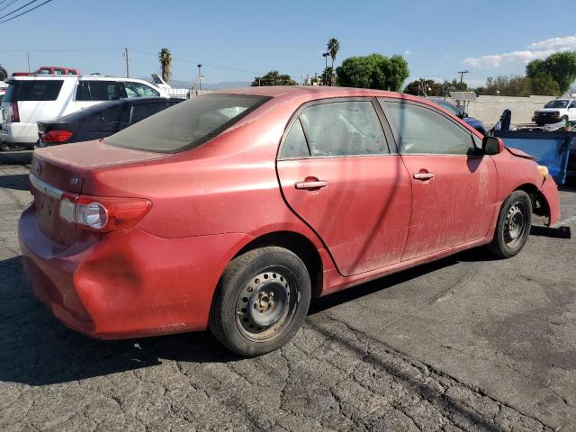 2T1BU4EE0BC581291 - 2011 TOYOTA COROLLA BASE 红色 照片 3