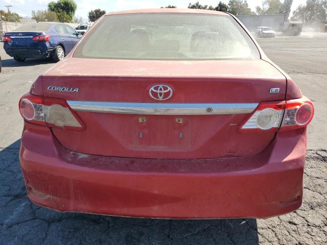 2T1BU4EE0BC581291 - 2011 TOYOTA COROLLA BASE 红色 照片 6