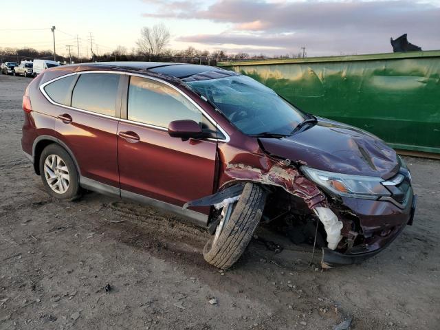 2HKRM4H52FH625708 - 2015 HONDA CR-V EX BURGUNDY photo 4