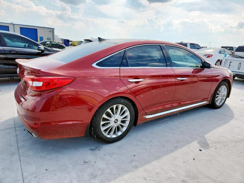 5NPE34AF4FH245600 - 2015 HYUNDAI SONATA SPORT 红色 照片 3