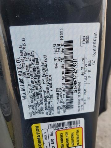 3FA6P0G76DR212311 - 2013 FORD FUSION S CHARCOAL photo 12