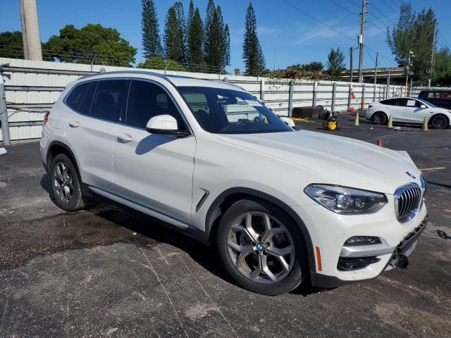5UXTY3C07L9D59088 - 2020 BMW X3 SDRIVE30I WHITE photo 4