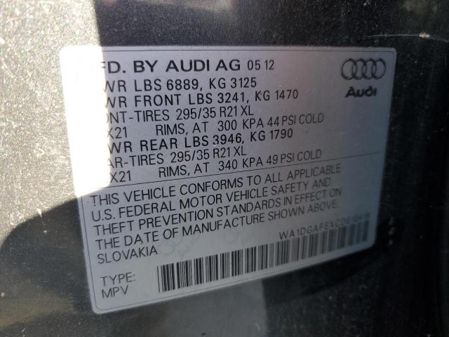 WA1DGAFEXCD010418 - 2012 AUDI Q7 PRESTIGE 灰色 照片 13