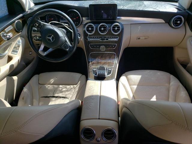 55SWF4KB9GU104186 - 2016 MERCEDES-BENZ C 300 4MATIC BLUE photo 8