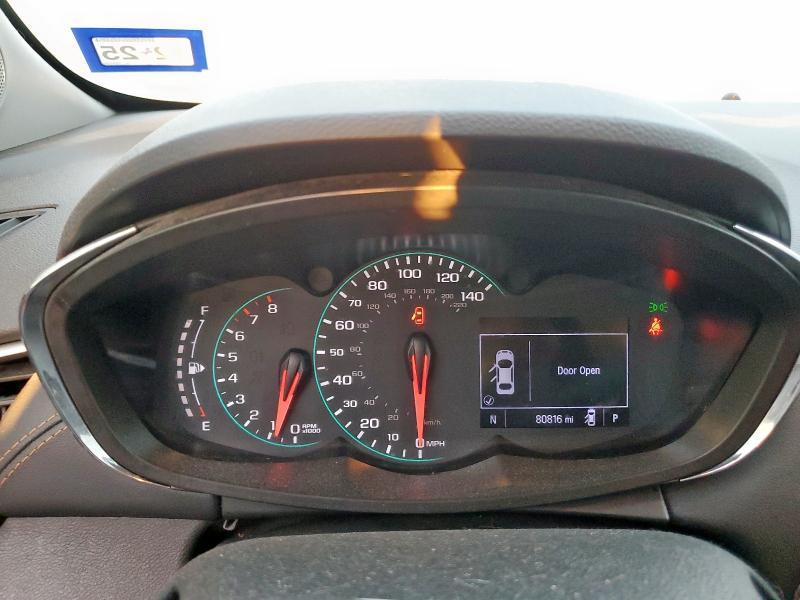 3GNCJLSB3KL388896 - 2019 CHEVROLET TRAX 1LT ვერცხლისფერი ფოტო 9