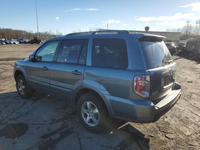 2HKYF18576H510753 - 2006 HONDA PILOT EX BLUE photo 2