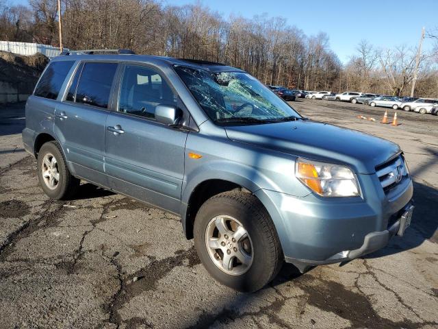 2HKYF18576H510753 - 2006 HONDA PILOT EX BLUE photo 4