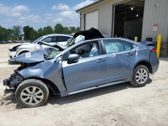 5YFEPMAE7MP246624 - 2021 TOYOTA COROLLA LE Argent photo 2