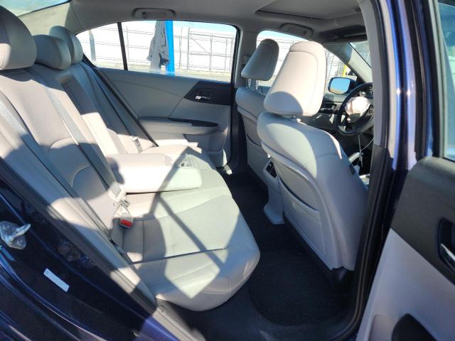 1HGCR2F8XEA055036 - 2014 HONDA ACCORD EXL BLUE photo 10