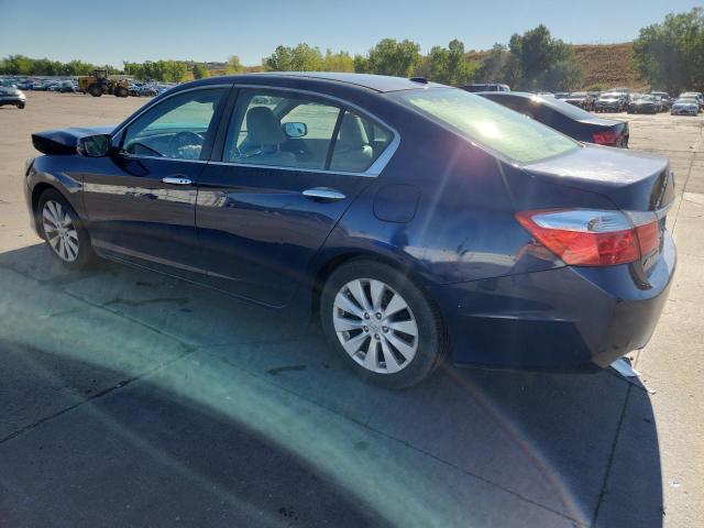 1HGCR2F8XEA055036 - 2014 HONDA ACCORD EXL BLUE photo 2