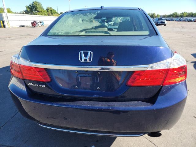 1HGCR2F8XEA055036 - 2014 HONDA ACCORD EXL BLUE photo 6