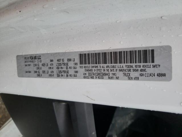 3C6TRVCGXKE509443 - 2019 RAM PROMASTER 2500 HIGH Weiß Foto 13