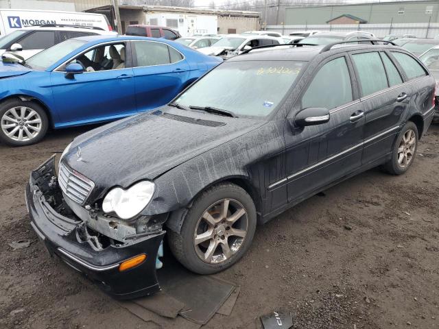 WDBRH81J35F604229 - 2005 MERCEDES-BENZ C 240 SPORTWAGON 4MATIC BLACK photo 1