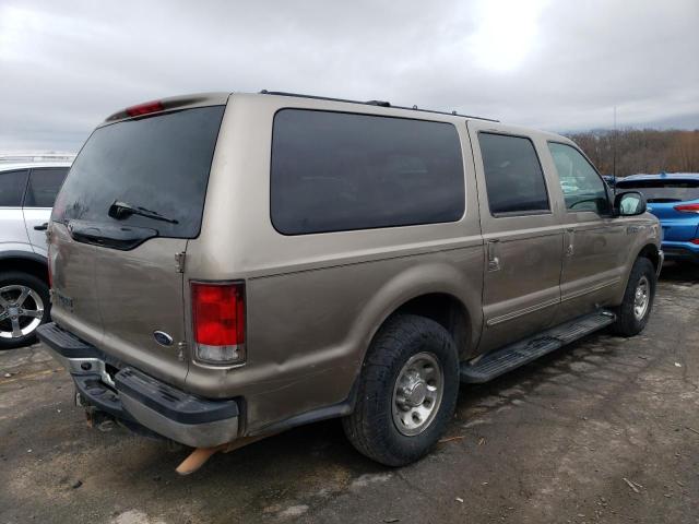 1FMNU40L1YEB17365 - 2000 FORD EXCURSION XLT GOLD photo 3