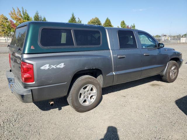 1D7HW48N26S537187 - 2006 DODGE DAKOTA QUAD SLT GRAY photo 3