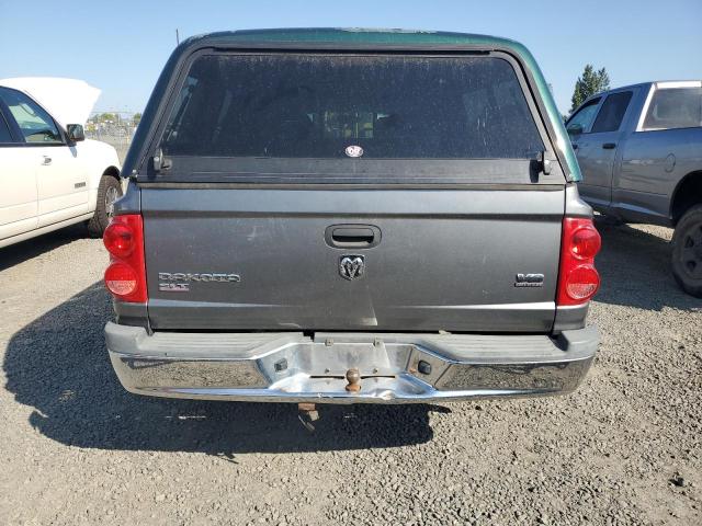 1D7HW48N26S537187 - 2006 DODGE DAKOTA QUAD SLT GRAY photo 6