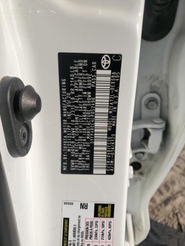 5YFP4RCE4LP052496 - 2020 TOYOTA COROLLA SE WHITE photo 12