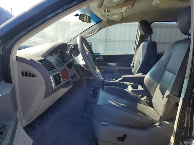 2A8HR54P48R731943 - 2008 CHRYSLER TOWN & COU TOURING Bleu photo 7