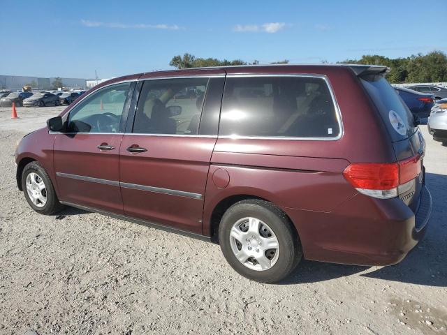 5FNRL38229B039550 - 2009 HONDA ODYSSEY LX BURGUNDY photo 2