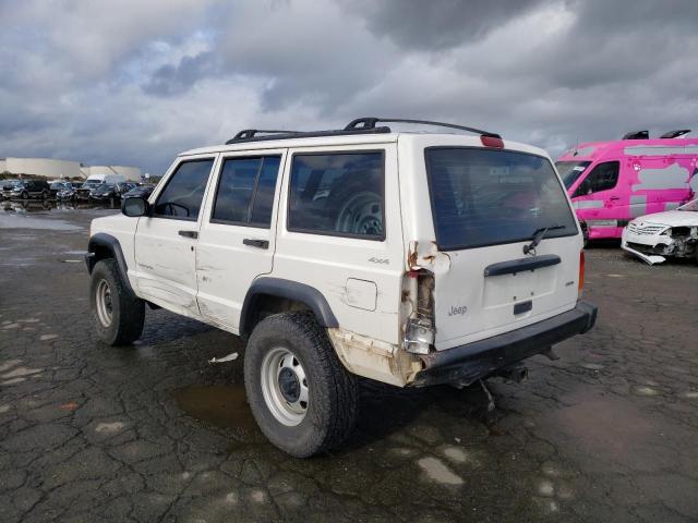 1J4FF28S5YL243656 - 2000 JEEP CHEROKEE SE WHITE photo 2