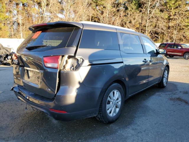 KNDMB5C1XG6192239 - 2016 KIA SEDONA LX GRAY photo 3