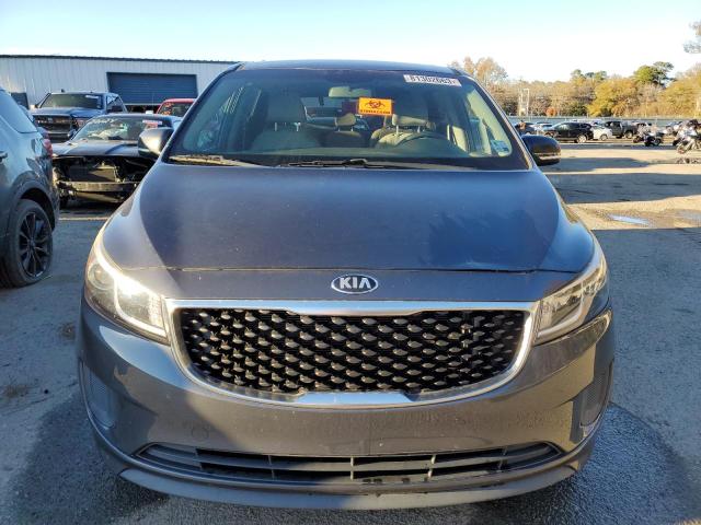 KNDMB5C1XG6192239 - 2016 KIA SEDONA LX GRAY photo 5