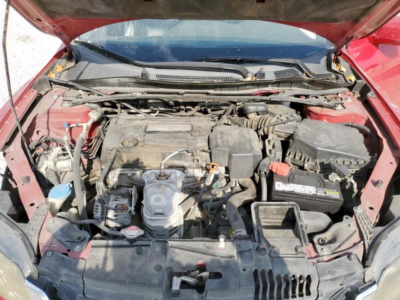 1HGCT1B81DA000104 - 2013 HONDA ACCORD EXL RED photo 11
