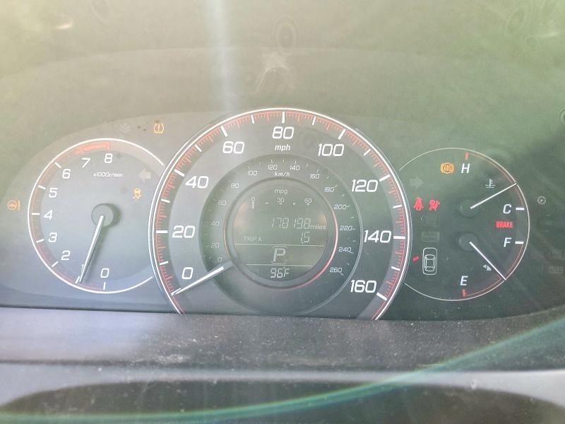 1HGCT1B81DA000104 - 2013 HONDA ACCORD EXL RED photo 9