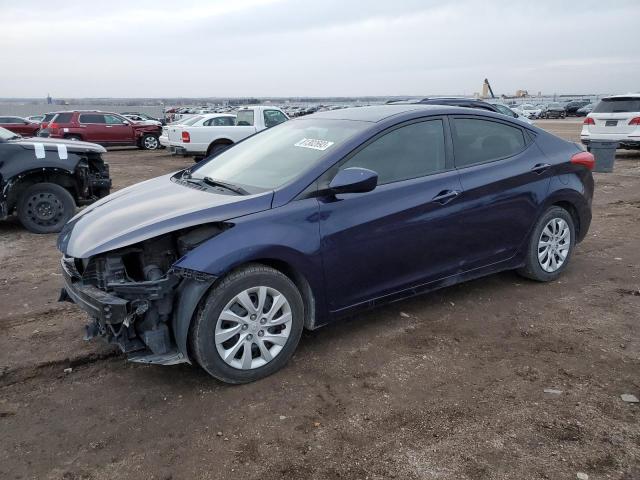 5NPDH4AE1CH135376 - 2012 HYUNDAI ELANTRA GLS BLUE photo 1