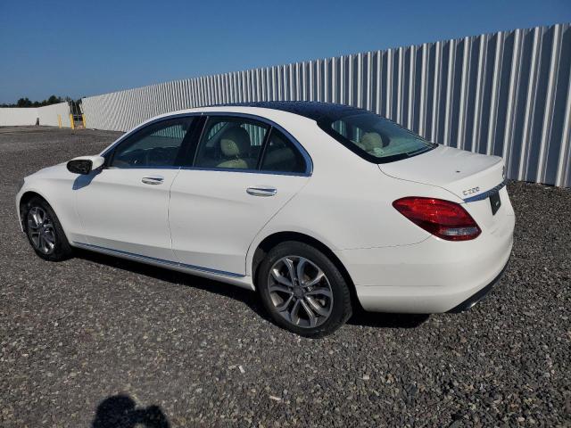 WDDWF4KBXGR142642 - 2016 MERCEDES-BENZ C 300 4MATIC WHITE photo 2