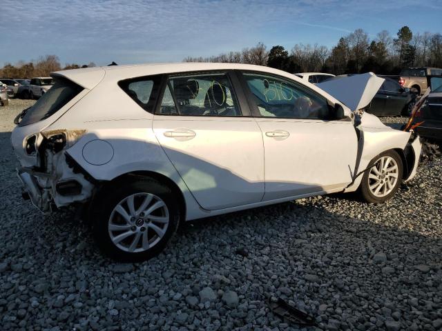 JM1BL1L71D1810591 - 2013 MAZDA 3 I WHITE photo 3