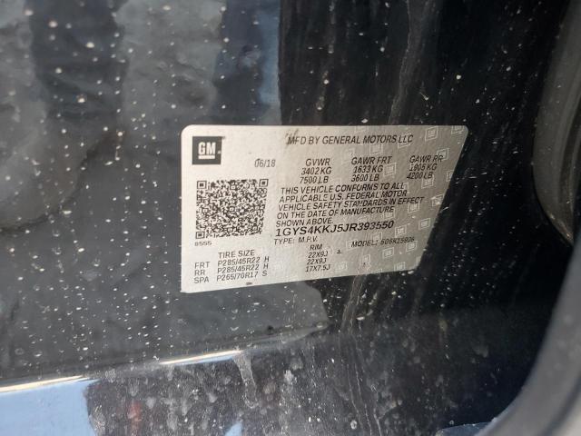 1GYS4KKJ5JR393550 - 2018 CADILLAC ESCALADE ESV PLATINUM Qara foto 12