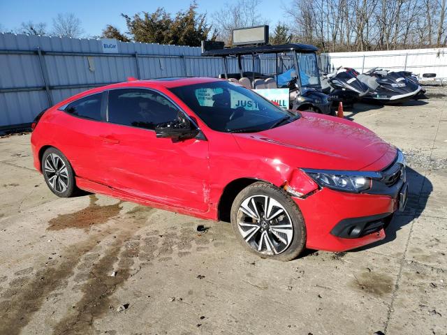 2HGFC3B34GH361619 - 2016 HONDA CIVIC EX RED photo 4